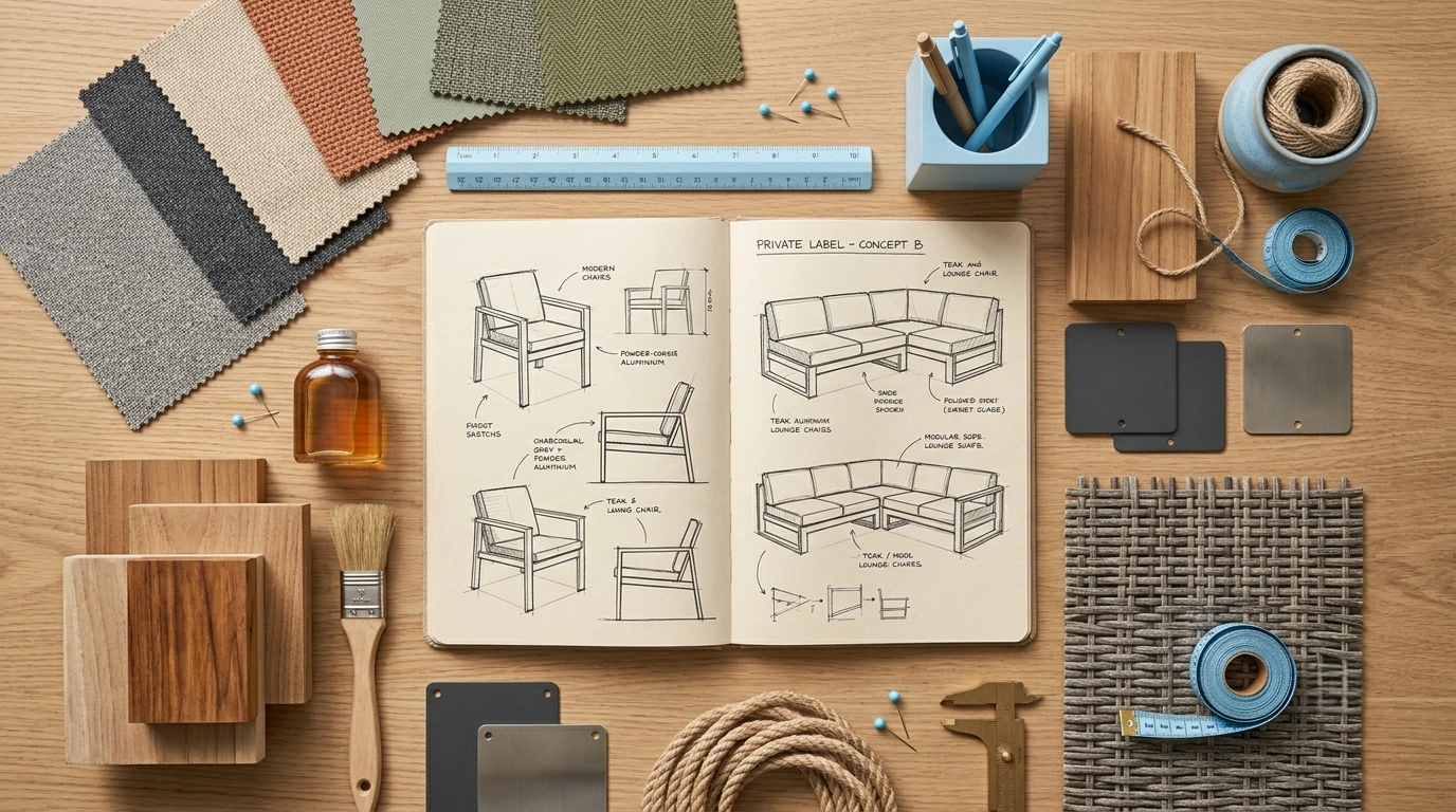OEM and ODM outdoor furniture development