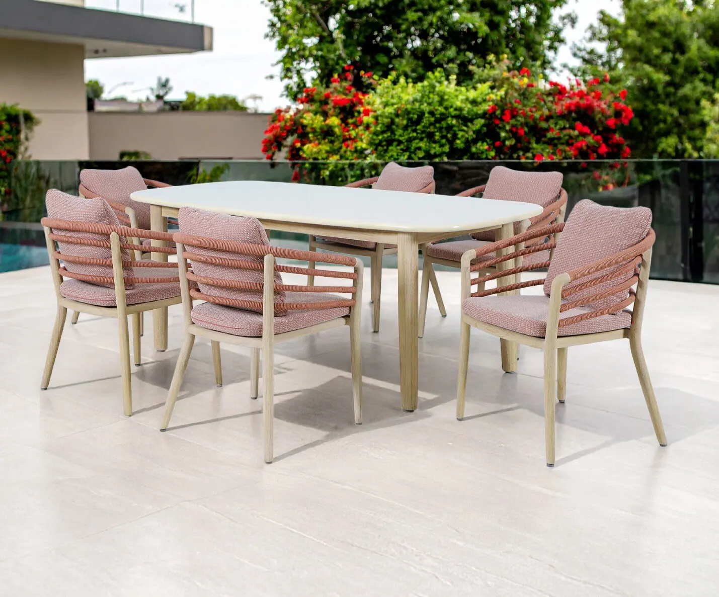 Pearl collection, outdoor furniture setting